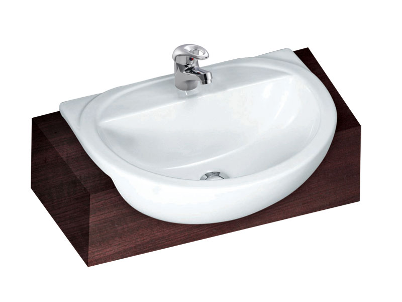 Karat Sanitarywear Lavatories Semi Recessed Lavatory